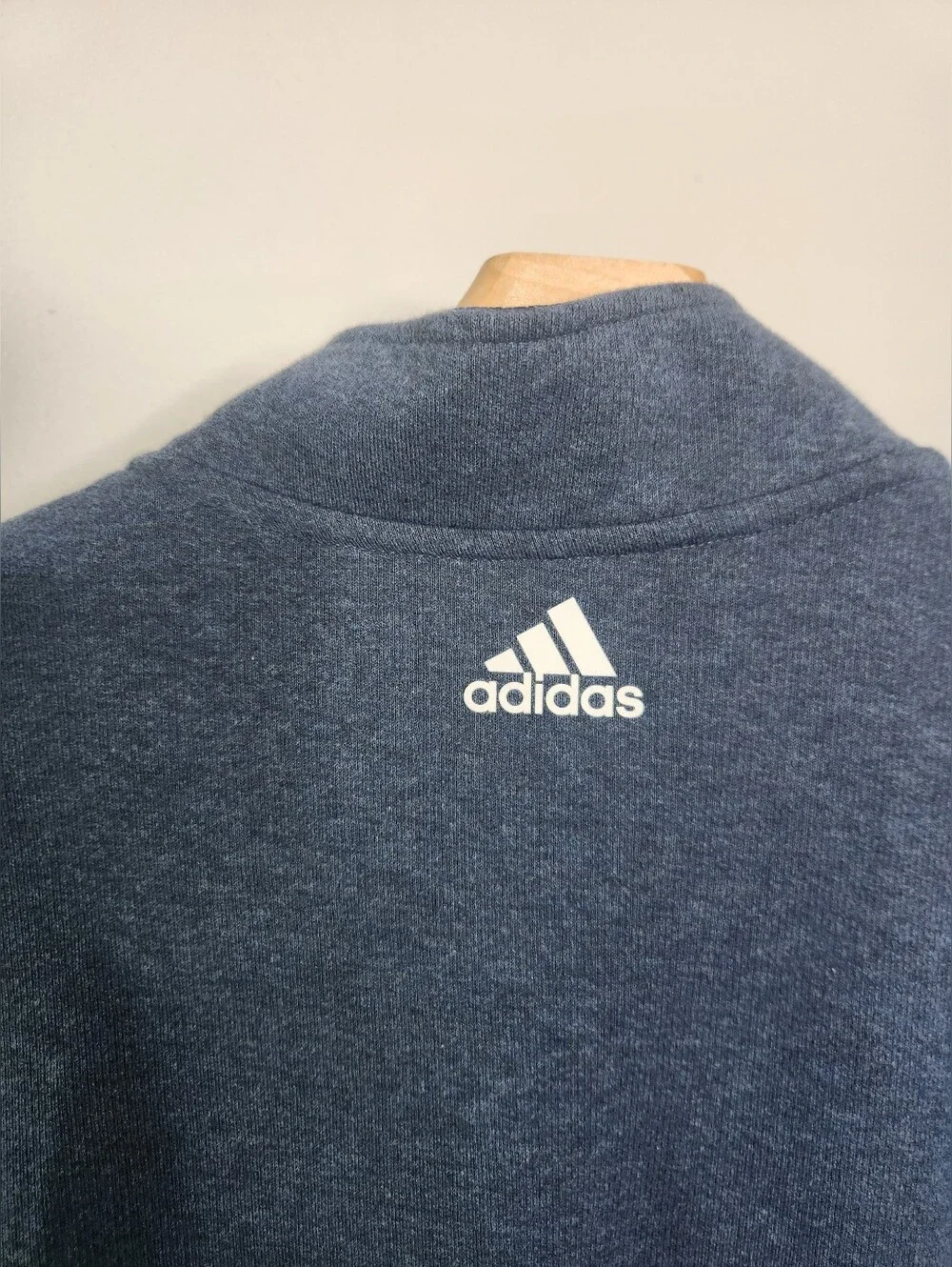 Adidas 3-Stripes Quarter-Zip Pullover Sweater